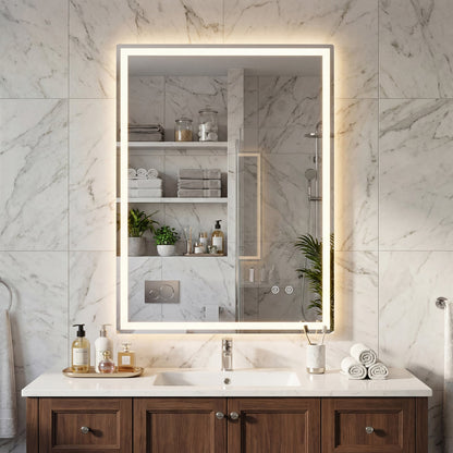 Miroir de salle de bains à DEL 61 x 81 cm