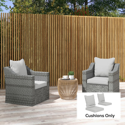 Coussins de chaise de patio ensemble de 2