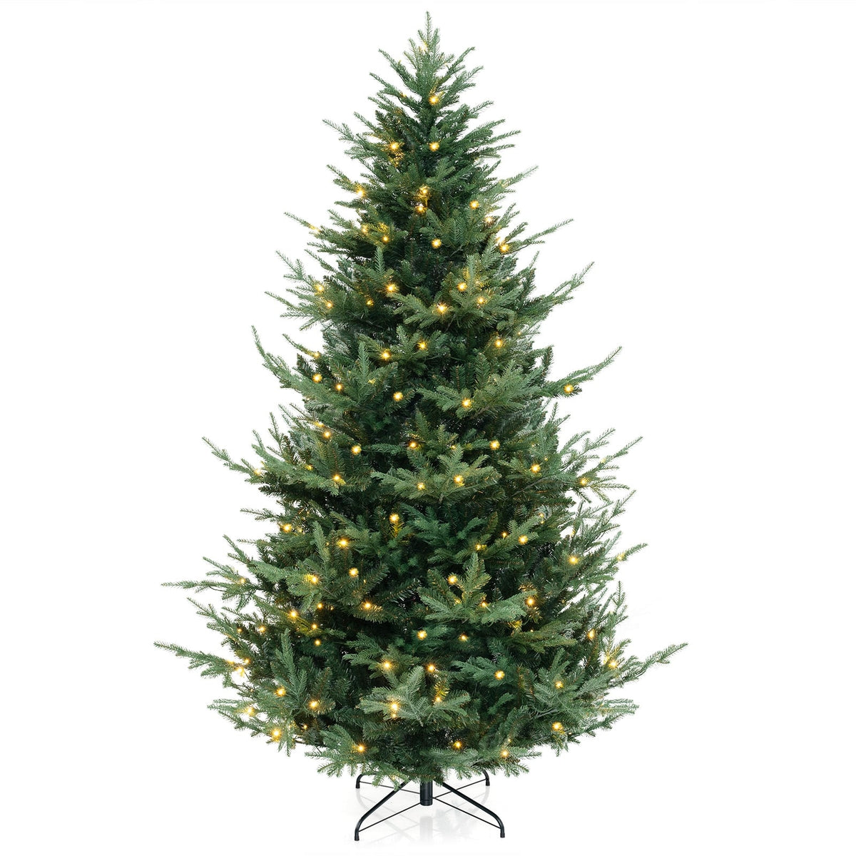 Arbre de Noël artificiel pré-éclairé 244 cm