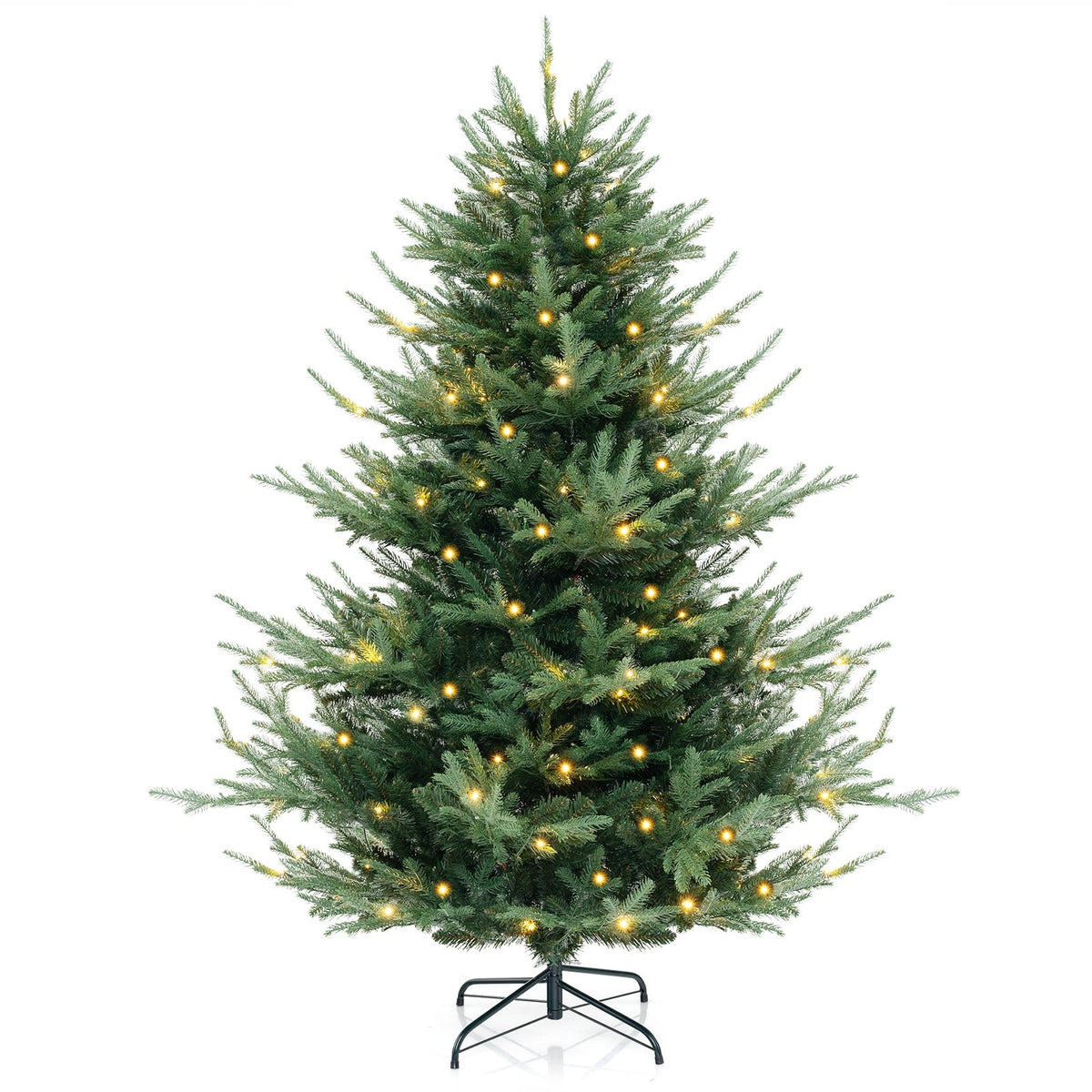Arbre de Noël artificiel pré-éclairé 244 cm