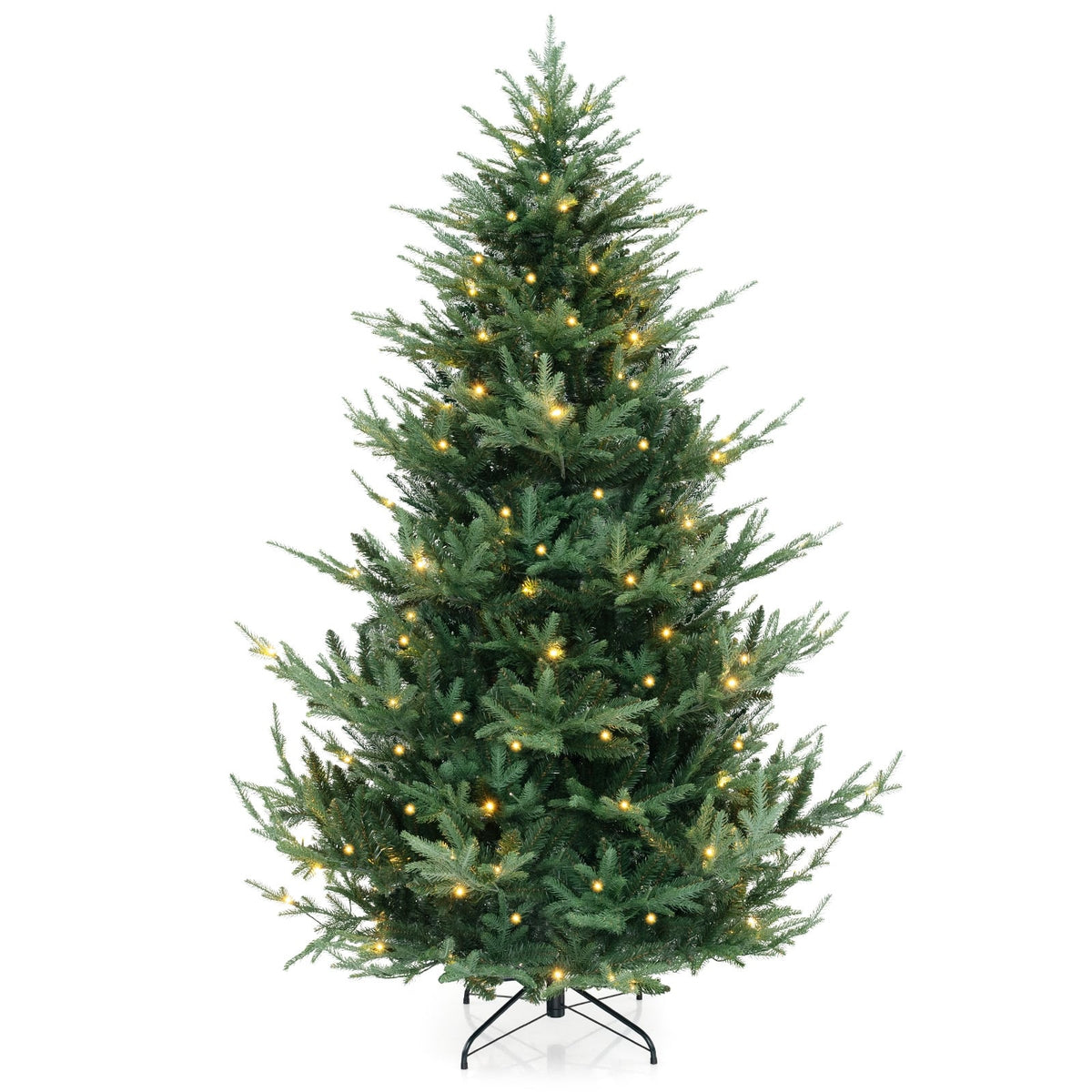 Arbre de Noël artificiel pré-éclairé 244 cm