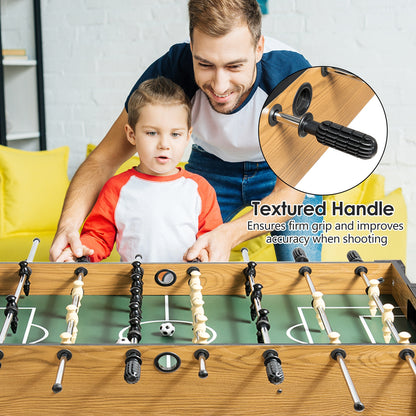 Table de baby-foot en bois format compétition 122 cm