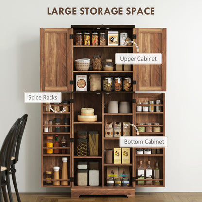 Armoire de cuisine haute avec clayettes ajustables