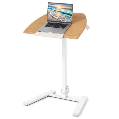 Bureau debout mobile pliant pour ordinateur portable