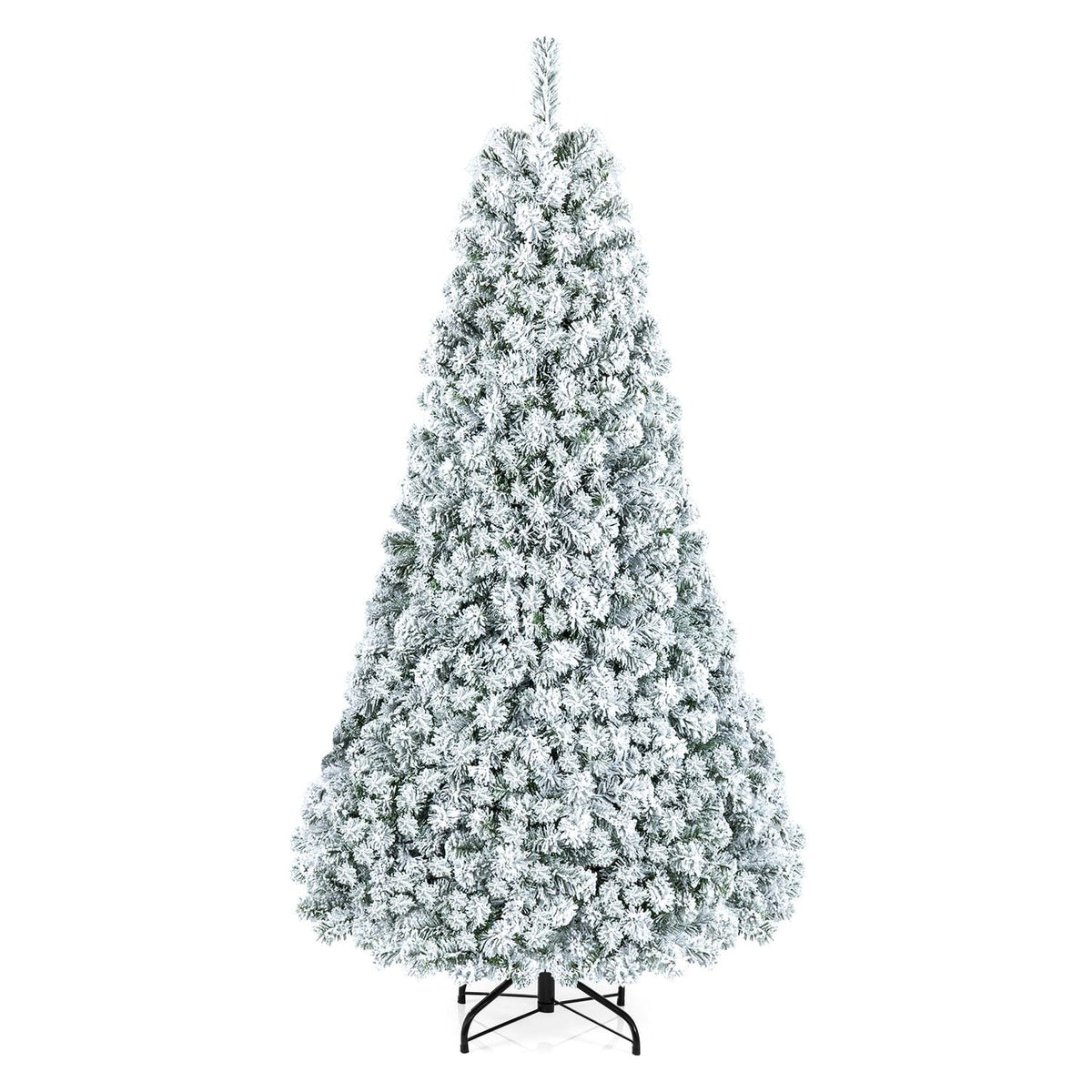 Arbre de Noël artificiel floqué de neige 183 cm