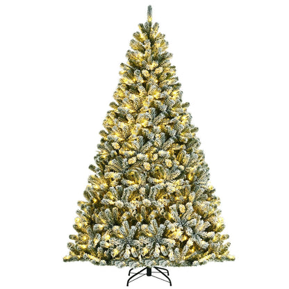 Arbre de Noël artificiel floqué de neige 183 cm