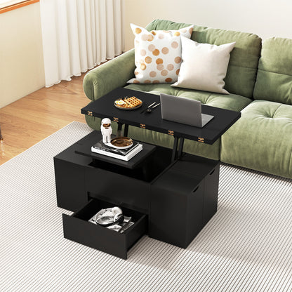 Table basse relevable extensible 3-en-1 — Lot de 5