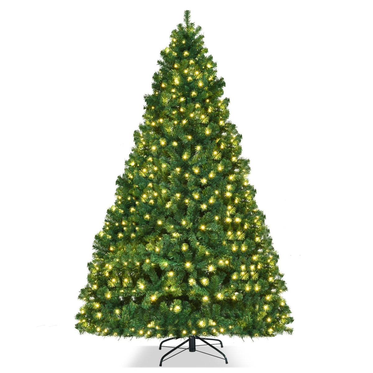 Arbre de Noël artificiel pré-éclairé de 213 cm — Lot de 4