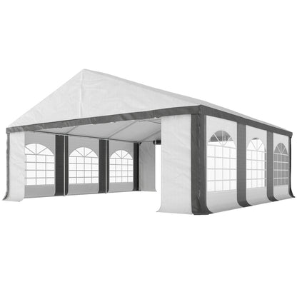 Tente de mariage 6 x 6 m cadre acier galvanisé