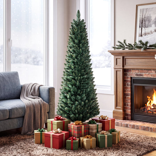Arbre de Noël artificiel mince 152 cm