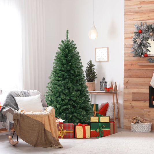 Arbre de Noël artificiel pré-éclairé avec lumières DEL