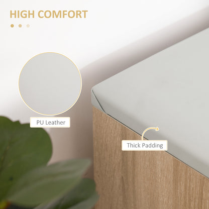 Banc à chaussures avec coussin et rangement caché