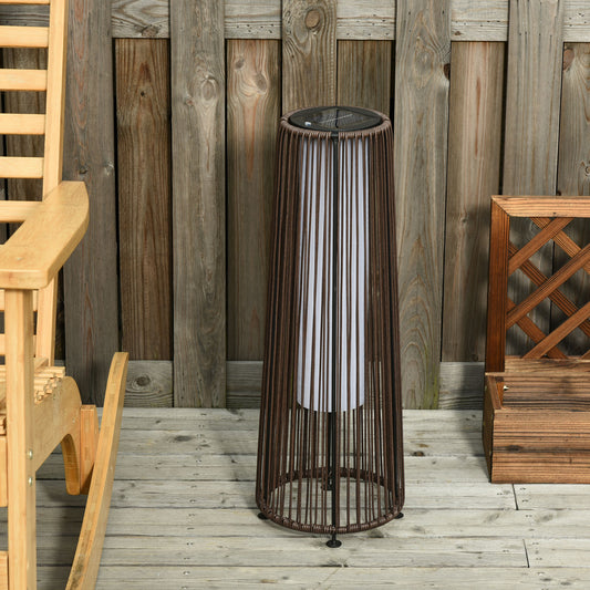 Lampe solaire tressée décorative extérieur LED automatique