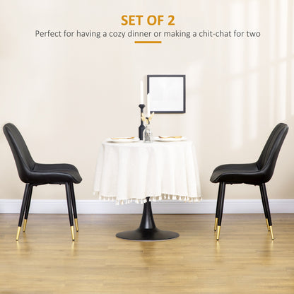 Ensemble de 2 chaises de salle à manger modernes