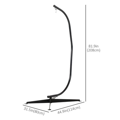 Support en C pour chaise hamac intérieur/extérieur