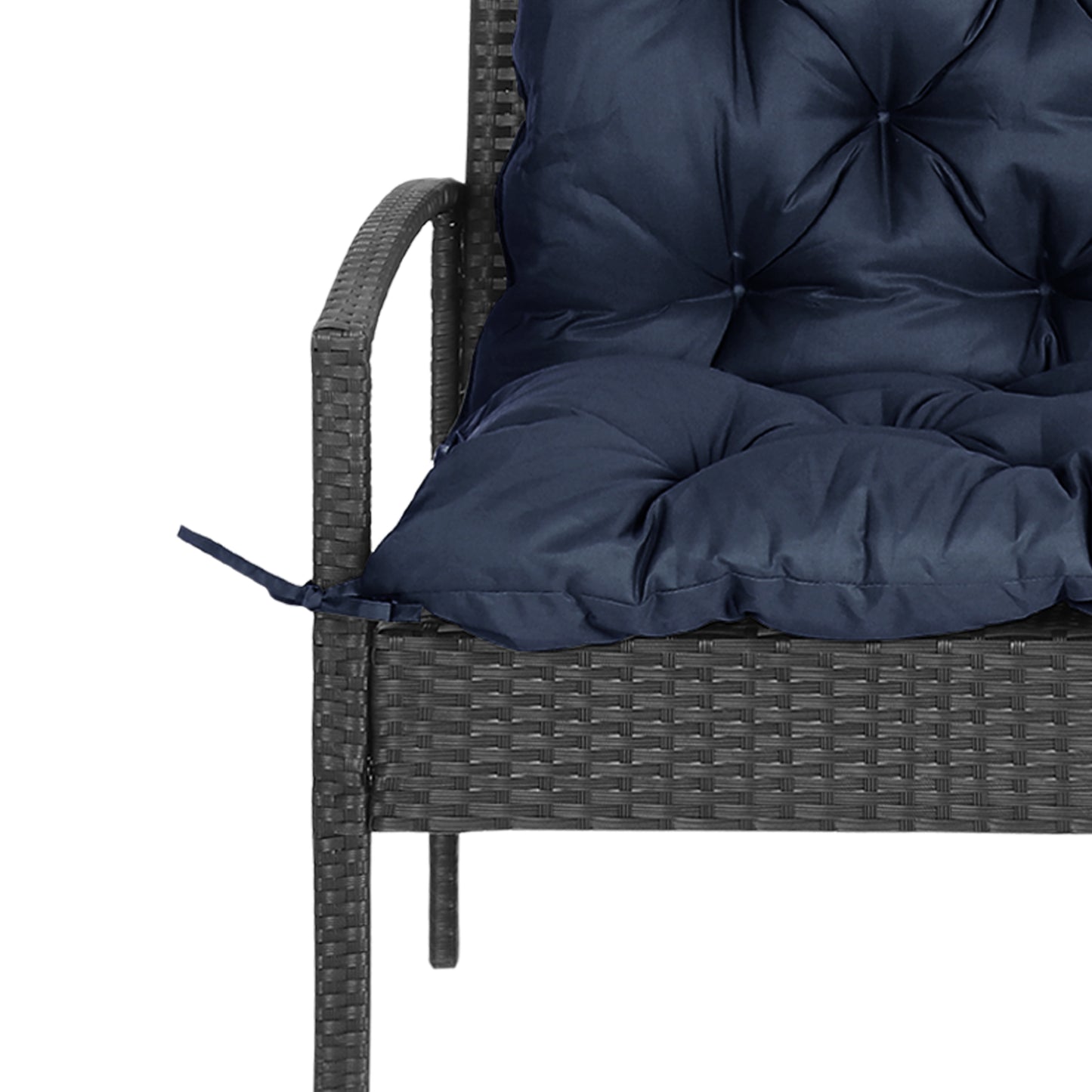 Coussin balançoire 2 places avec dossier pour banc