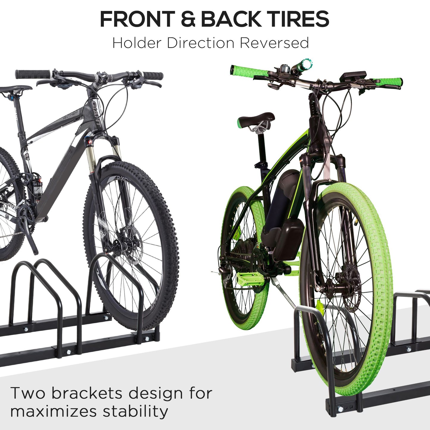 Râtelier à vélos au sol pour 6 vélos