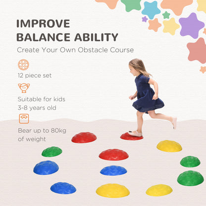 Pierres d'équilibre pour enfants 12 pièces design tortue