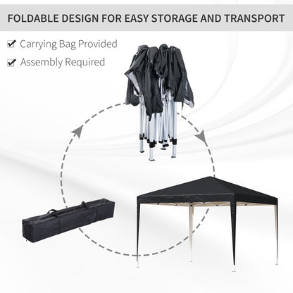 Tente de jardin pop up 3 x 3 m avec sac de transport