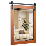 Miroir mural style fermette rectangulaire