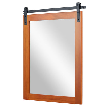 Miroir mural style fermette rectangulaire