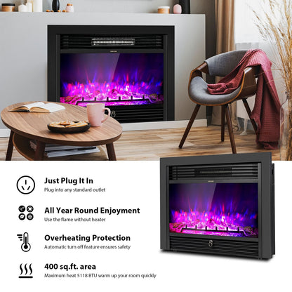 Foyer électrique encastrable 72 cm