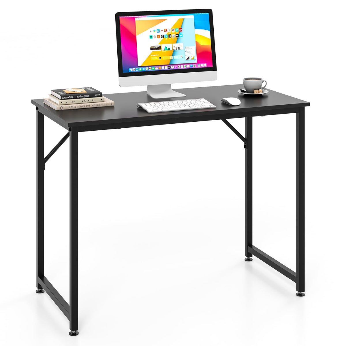 Bureau d'ordinateur en L pour bureau à domicile