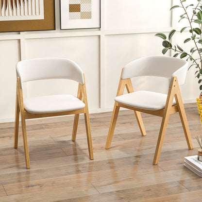 Chaises de salle à manger rembourrées — Lot de 2
