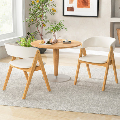Chaises de salle à manger rembourrées — Lot de 2