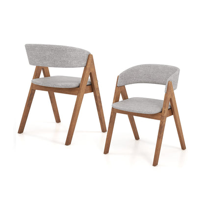 Chaises de salle à manger rembourrées — Lot de 2