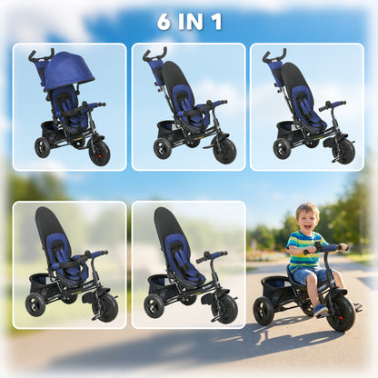 Tricycle évolutif 6 en 1 pour tout-petits 1-5 ans