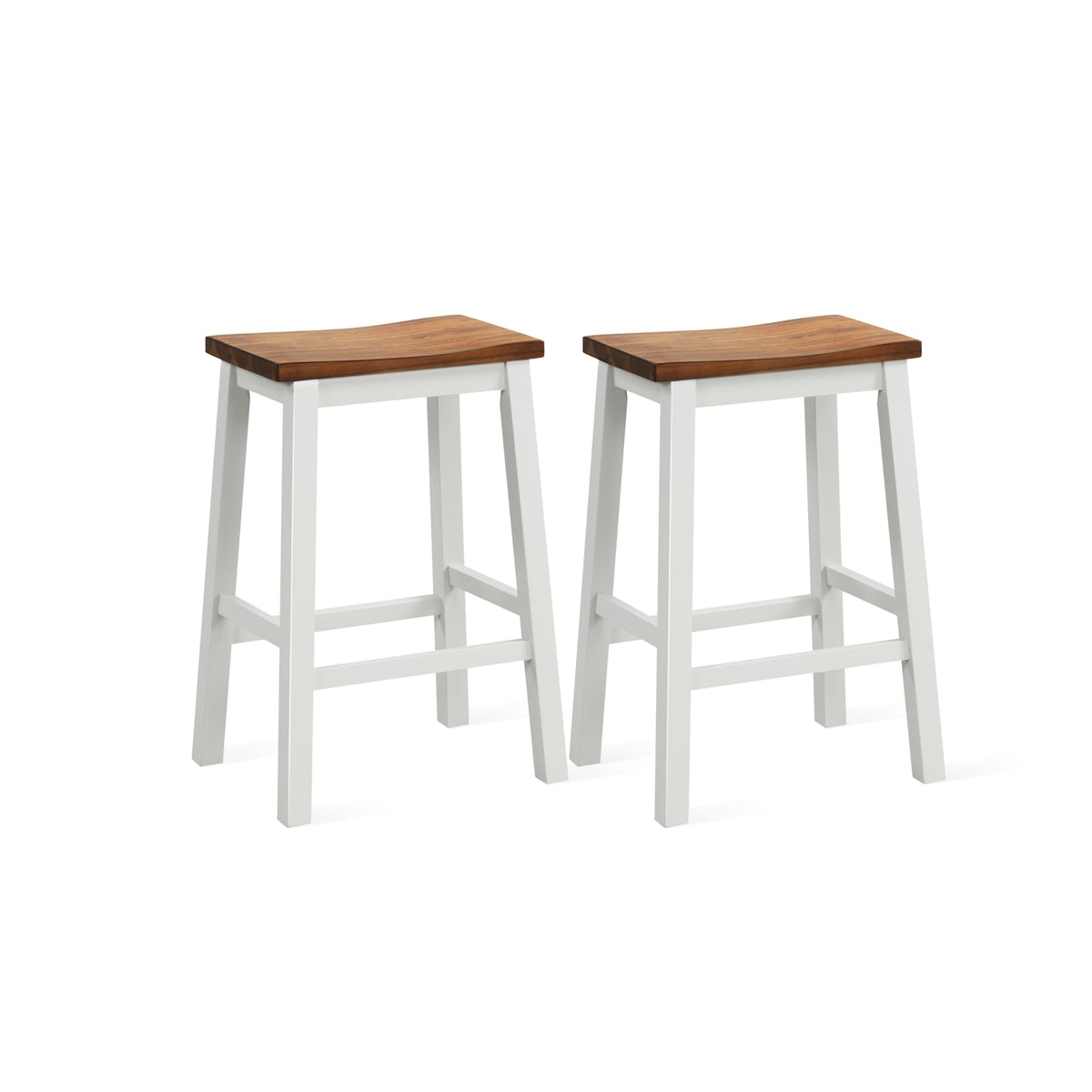 Tabouret de bar selle 62 cm — Lot de 2