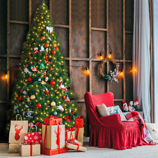Arbre de Noël artificiel pré-éclairé 274 cm