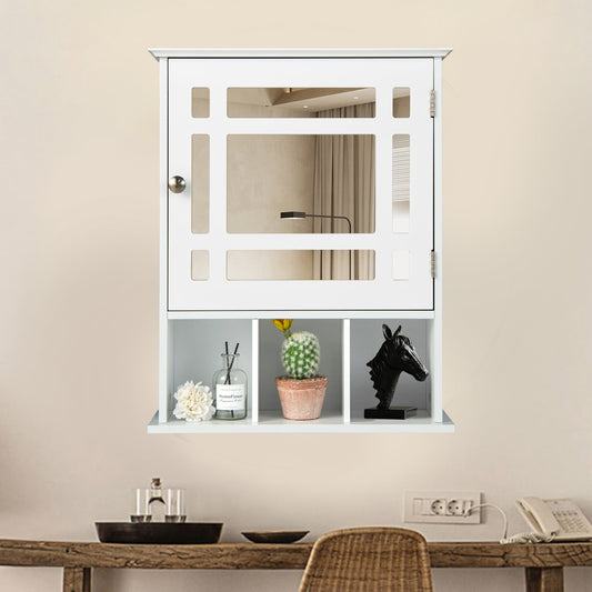 Armoire murale de salle de bain avec miroir