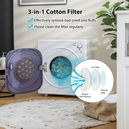 Sécheuse à linge compacte tactile 6 kg