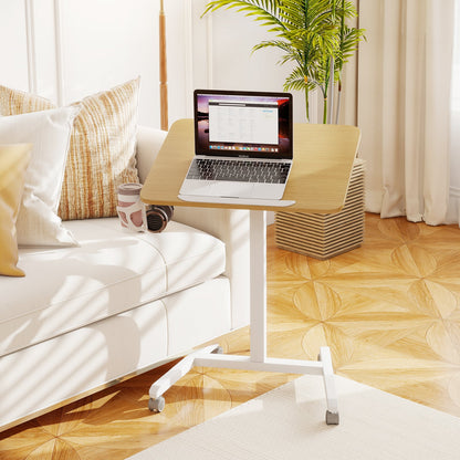Bureau debout mobile pliant et inclinable