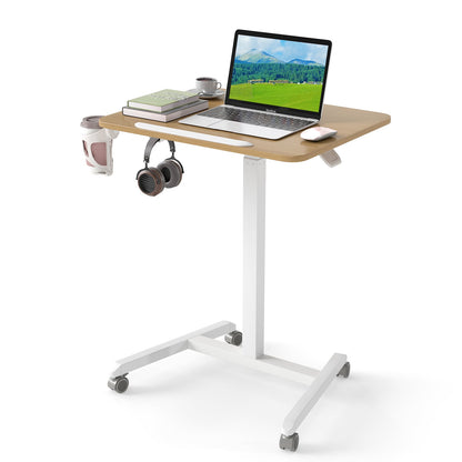 Bureau debout mobile pliant et inclinable