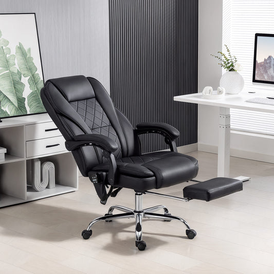 Chaise de bureau ergonomique inclinable de massage