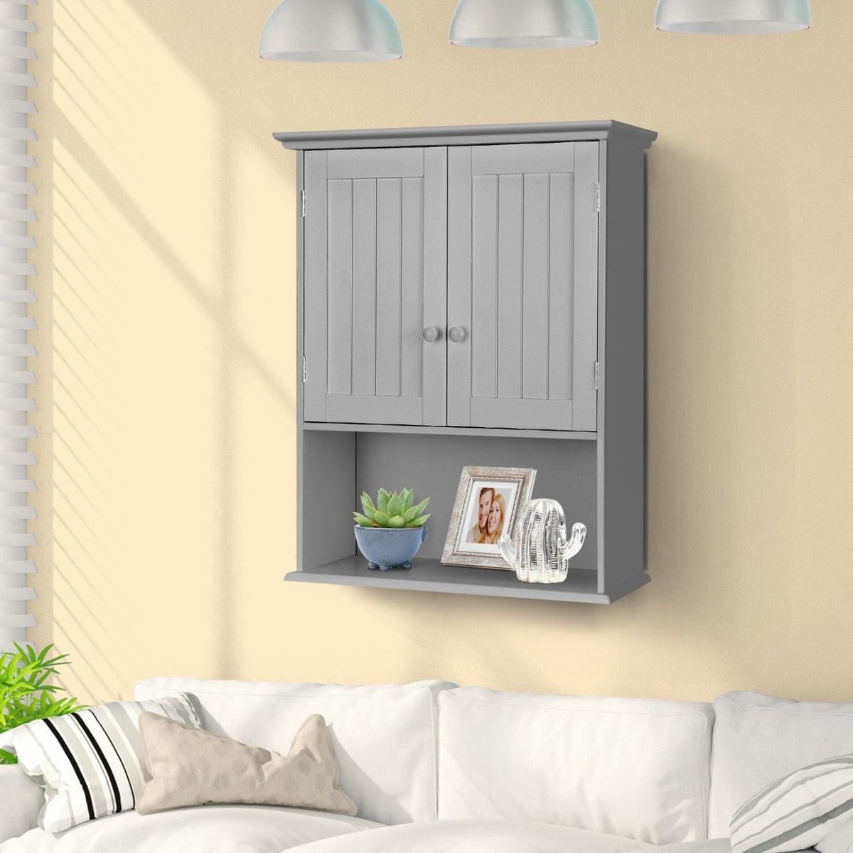Armoire murale de salle de bain suspendue