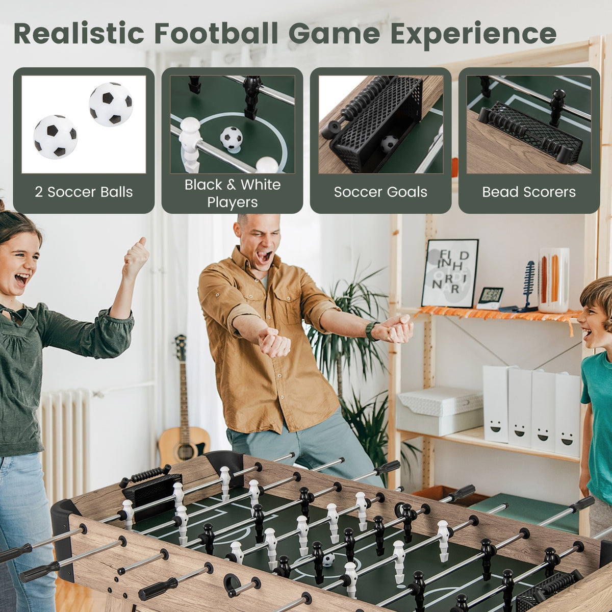 Table de baby-foot arcade 137 cm avec 26 joueurs