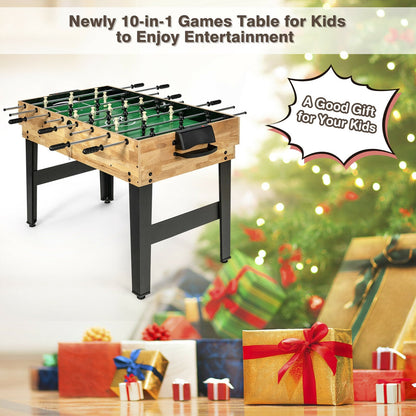 Table multi-jeux 10-en-1