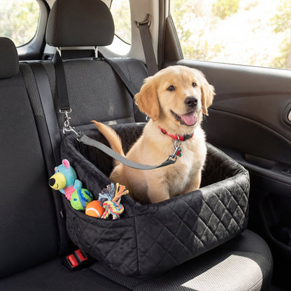 Siège d'auto pour chien moelleux de voyage sécuritaire