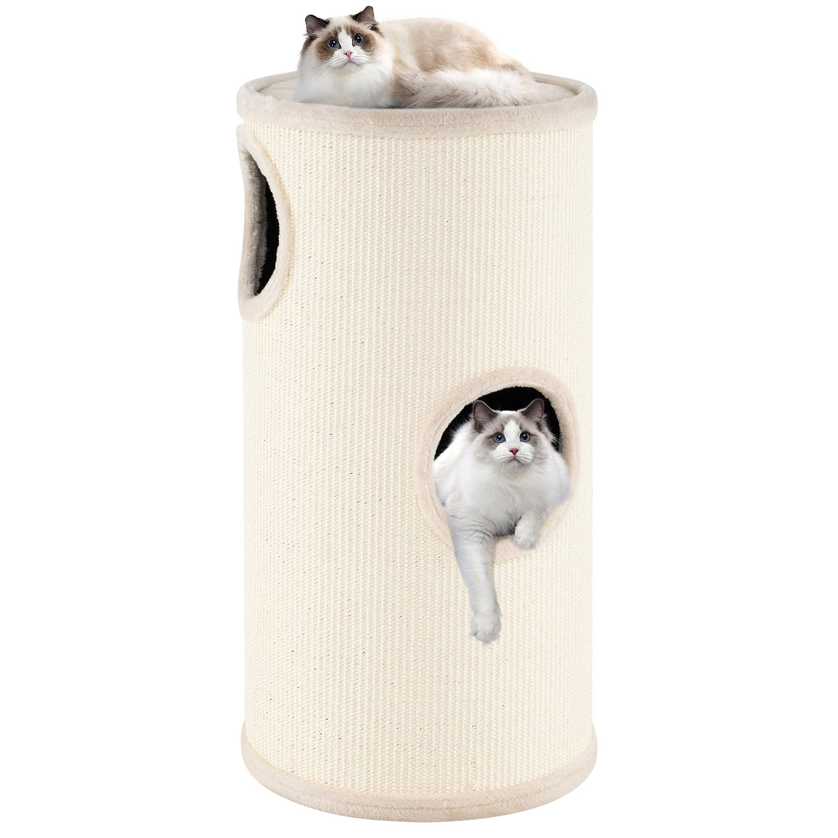 Arbre à chat multiétage avec griffoir en sisal