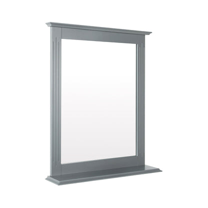 Miroir de vanité mural polyvalent avec tablettes