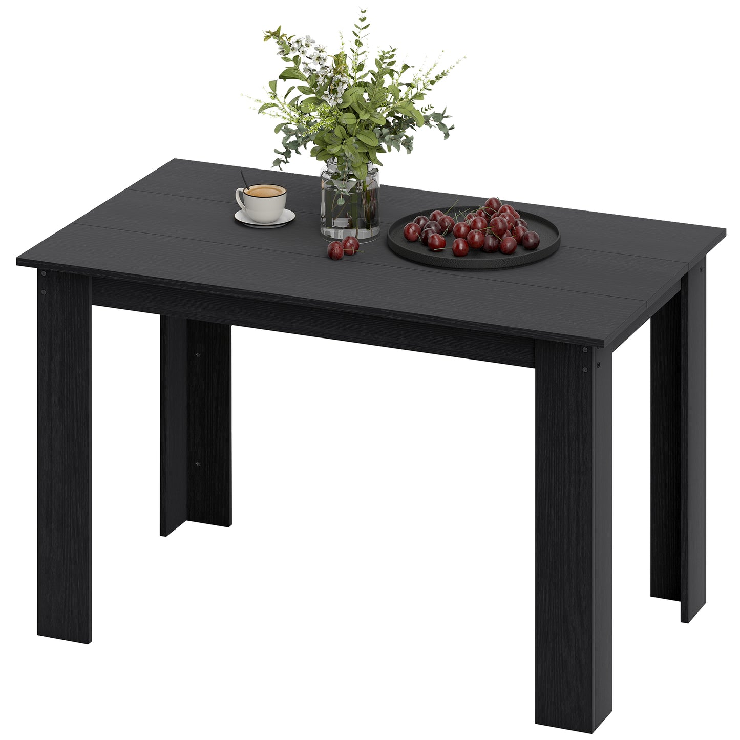 Table à manger 119 cm bois ingénierie 4-6 personnes