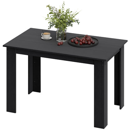 Table à manger 119 cm bois ingénierie 4-6 personnes