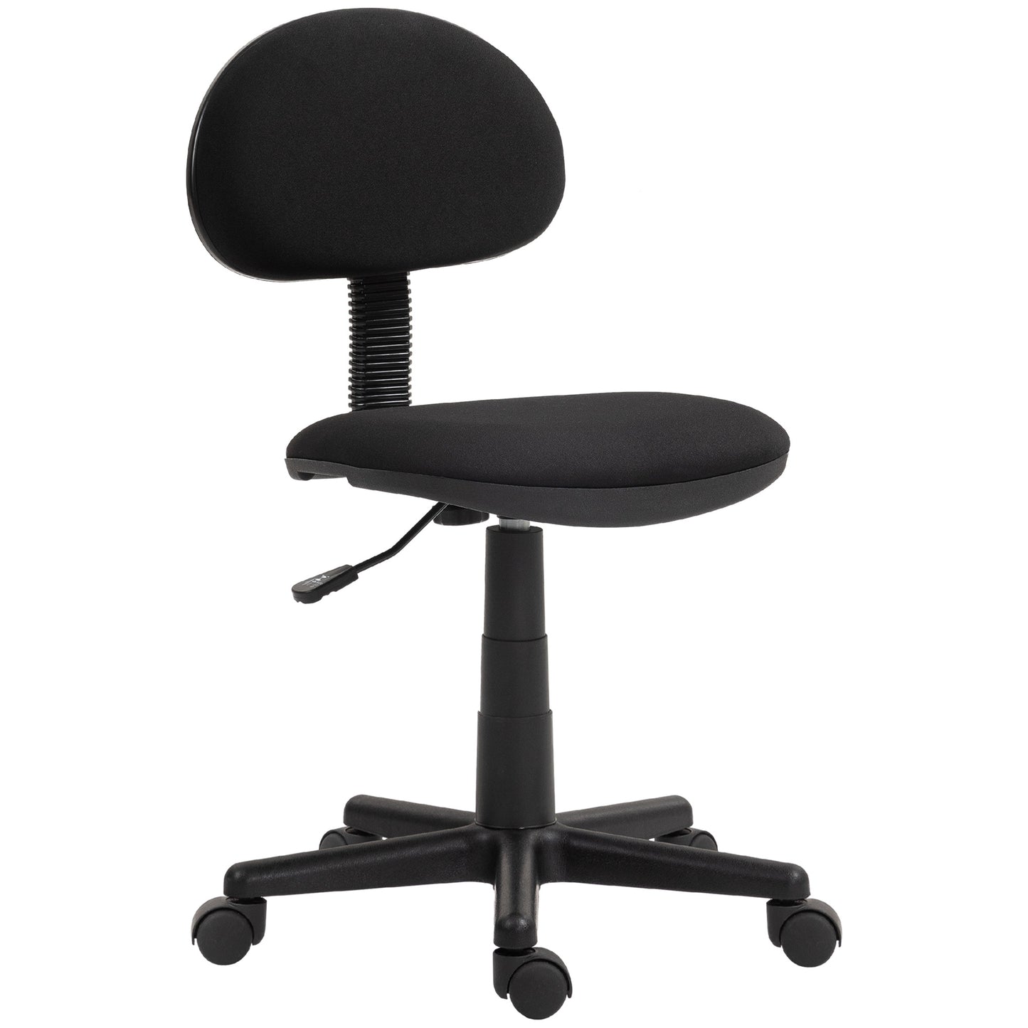 Chaise de bureau sans accoudoirs pivotante bas du dos