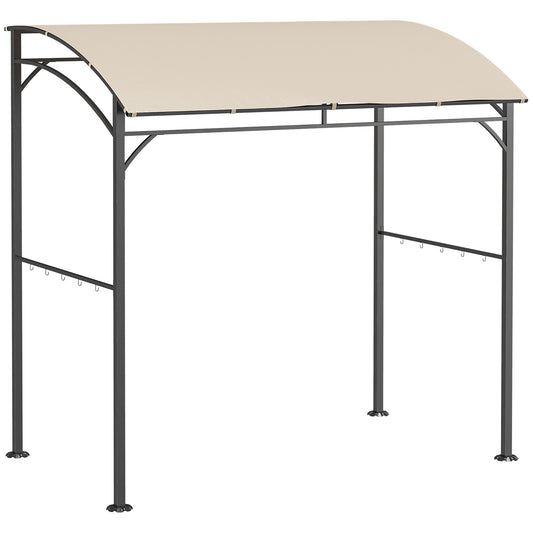 Gazebo BBQ courbé 7' x 5'