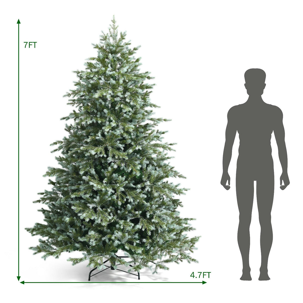 Arbre de Noël artificiel 213 cm