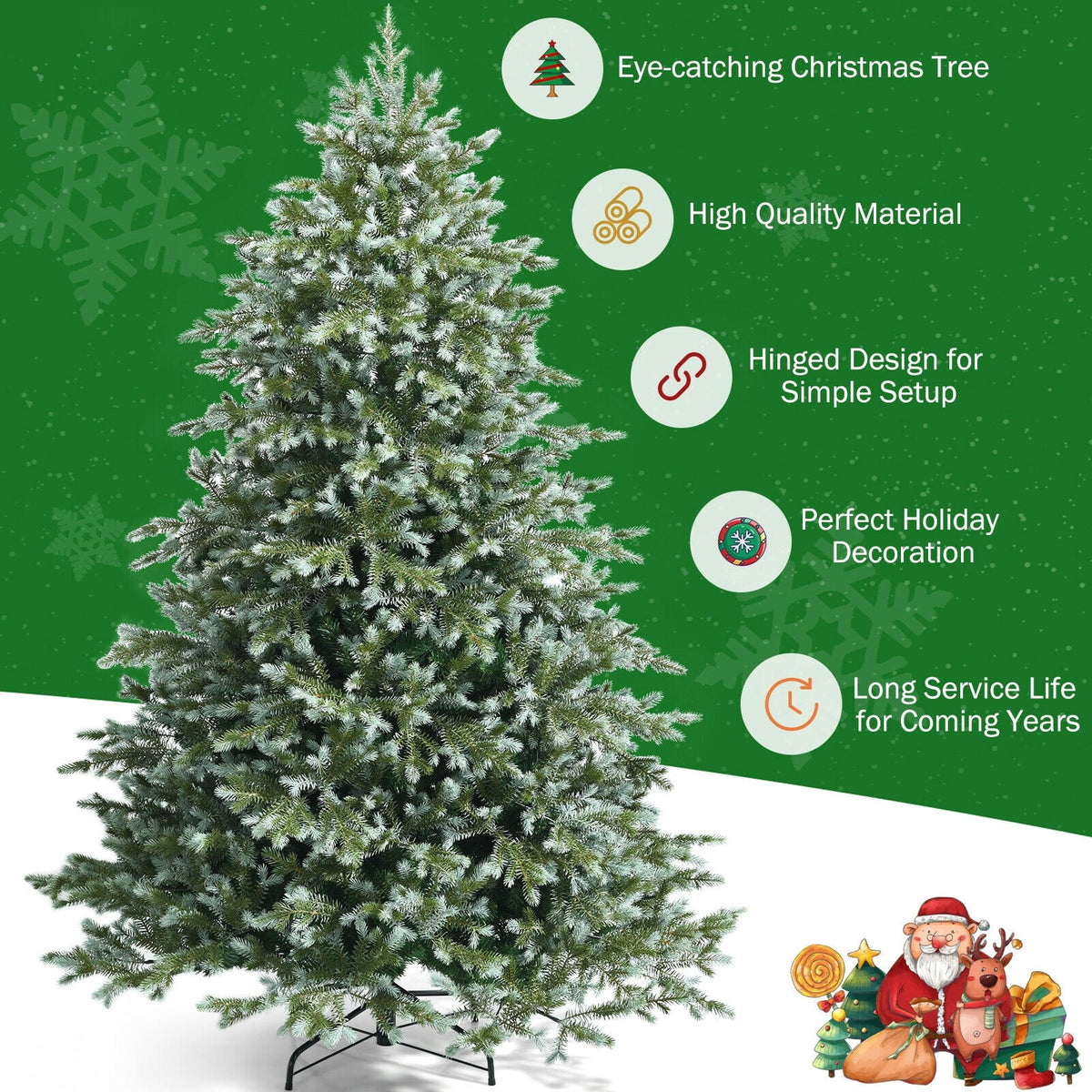 Arbre de Noël artificiel 213 cm